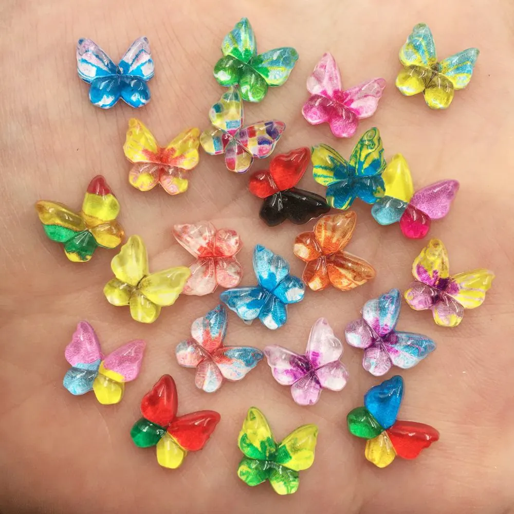 Nail Art Overlay - Resin Glitter Colorful 10mm Kawaii Mini