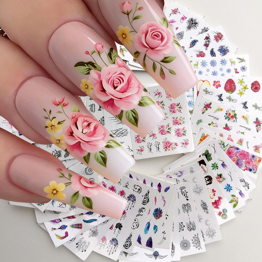 Nail Art Leopard - 48 Pieces of Nail Art Stickers,
