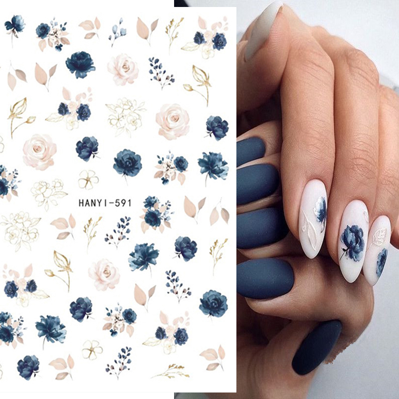Nail Art Leopard - 3d Nail Art Decals Elegant White