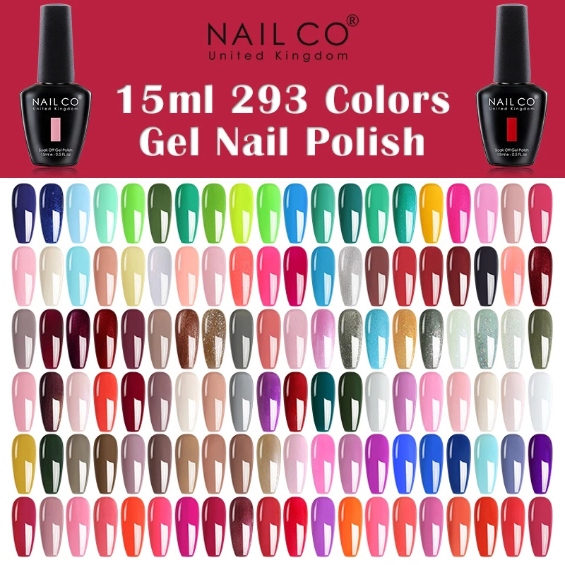 Nail Art One Piece - NAILCO 15ml Black White Red Pink