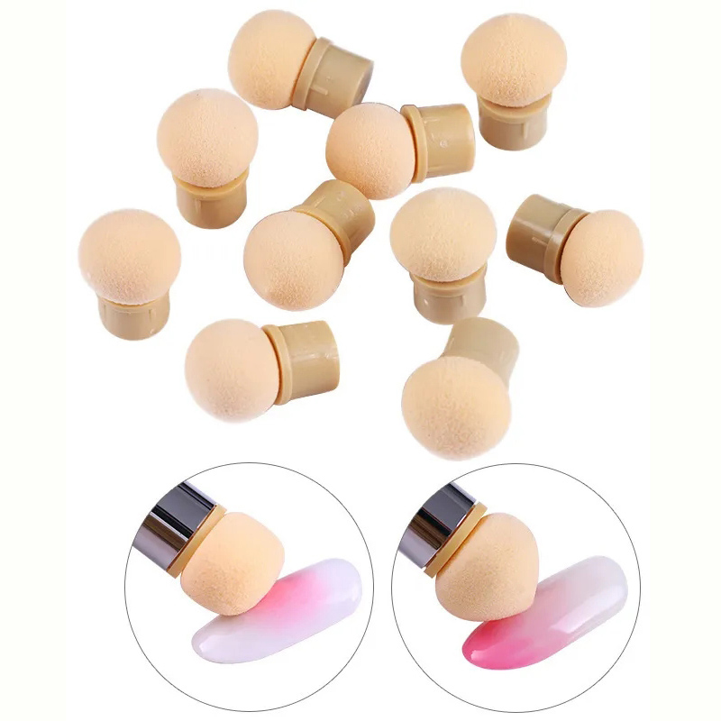 Nail Art Overlay - Round Sharp Head Sponge Heads Replacement