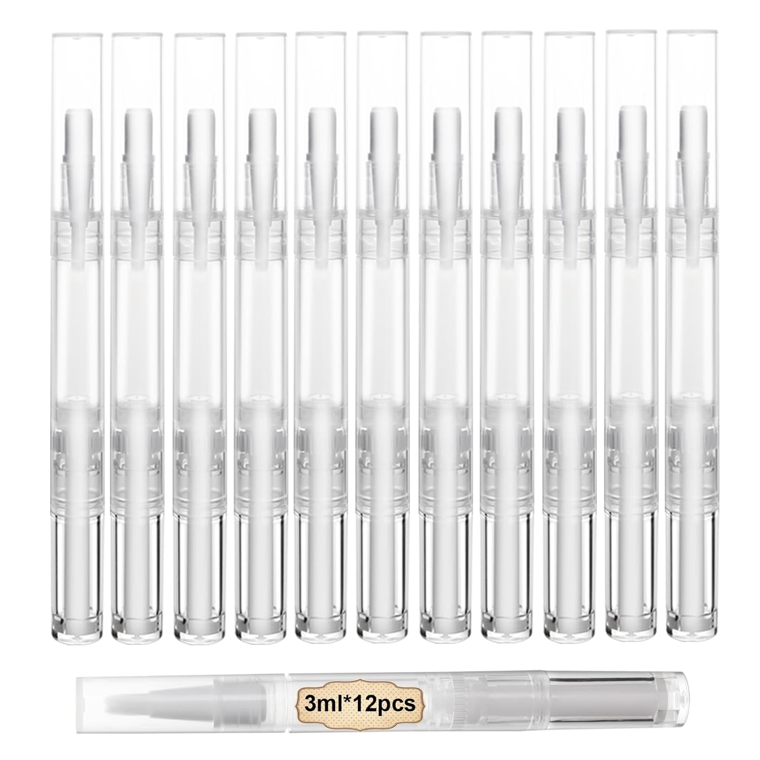 Cuticle Oil Pen - 12 Pcs 3ml Empty Cuticle Oil
