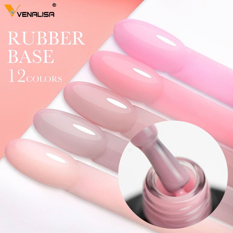 VENALISA Rubber Base Coat Colo - Nail Art One Piece 评论和价格