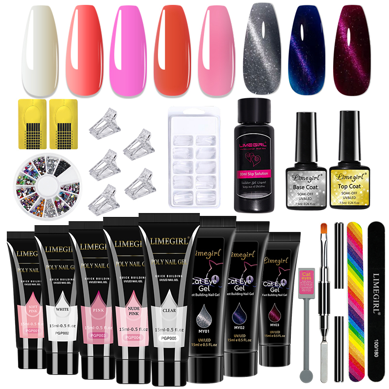 LIMEGIRL 15ml Nail Art Kit Pol - Nail Art Extension Cat Eye 评论和价格