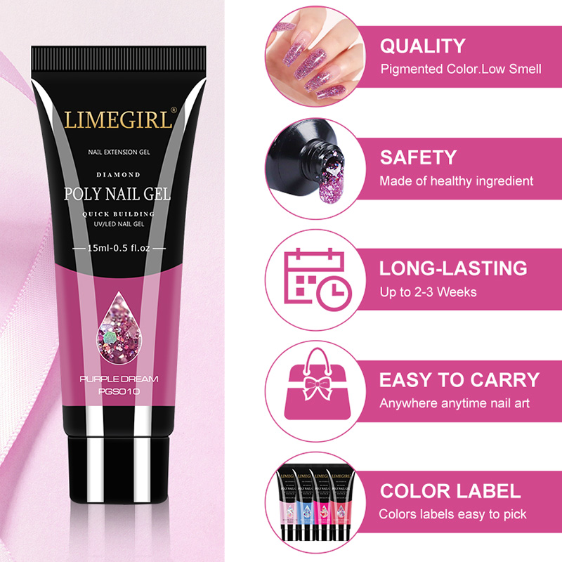 LIMEGIRL 15ml Nail Art Kit Pol - Nail Art Extension Cat Eye 评论和价格