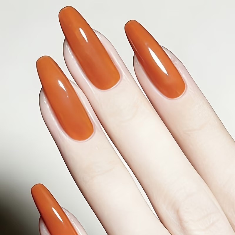 Caramel Orange Nail Strengthen - Nail Art Home Service 评论和价格
