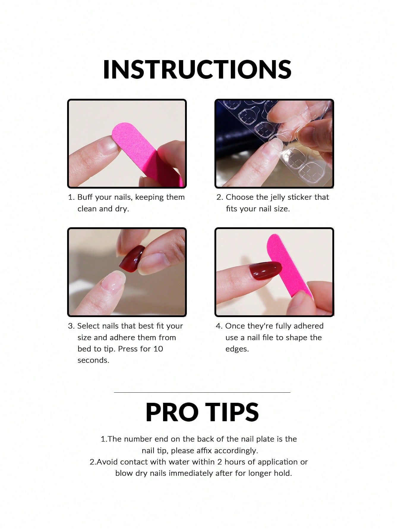 24pcs Short Square White Frenc - Nail Art Ideas 评论和价格