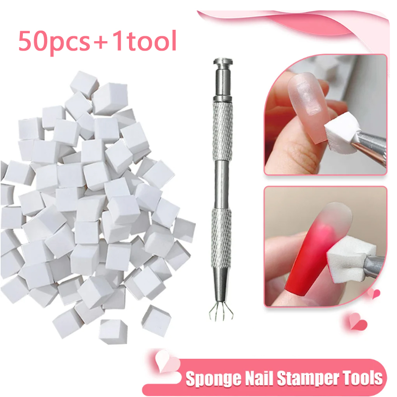 50/150pcs Sponge Gradient Nail - Nail Art Overlay 评论和价格