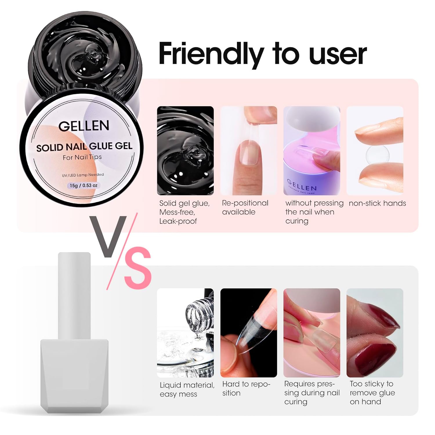GELLEN Nail Solid Glue Builder - Nail Art Ideas 评论和价格