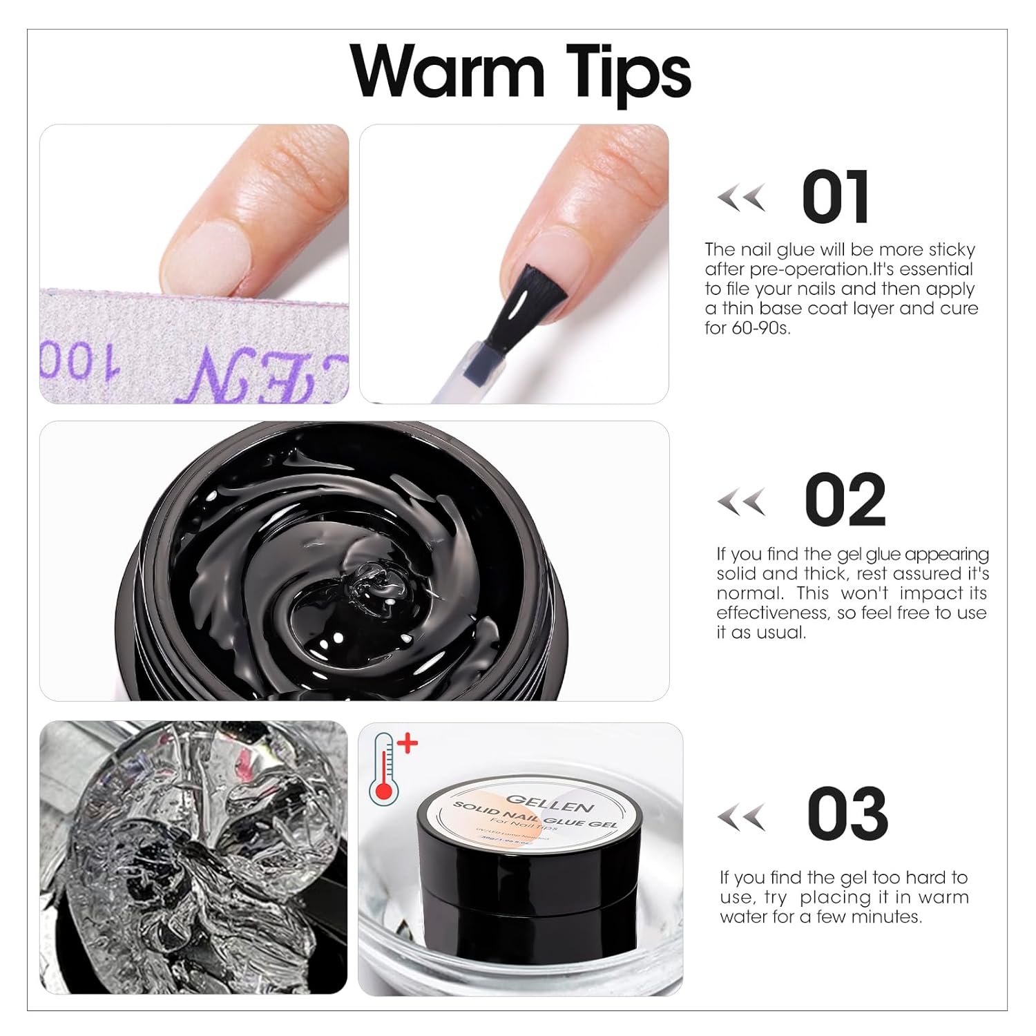 GELLEN Nail Solid Glue Builder - Nail Art Ideas 评论和价格