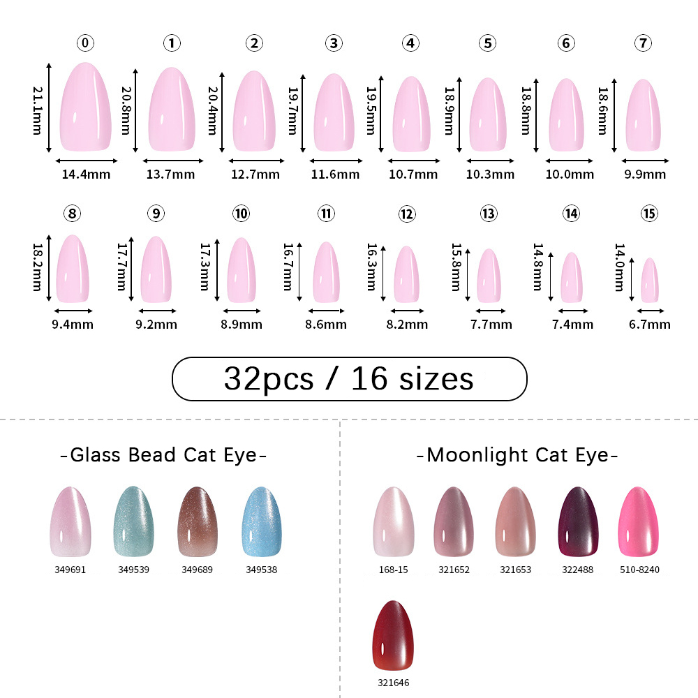 VITAGWX 32pcs Press on Nails A - Nail Art Ideas 评论和价格