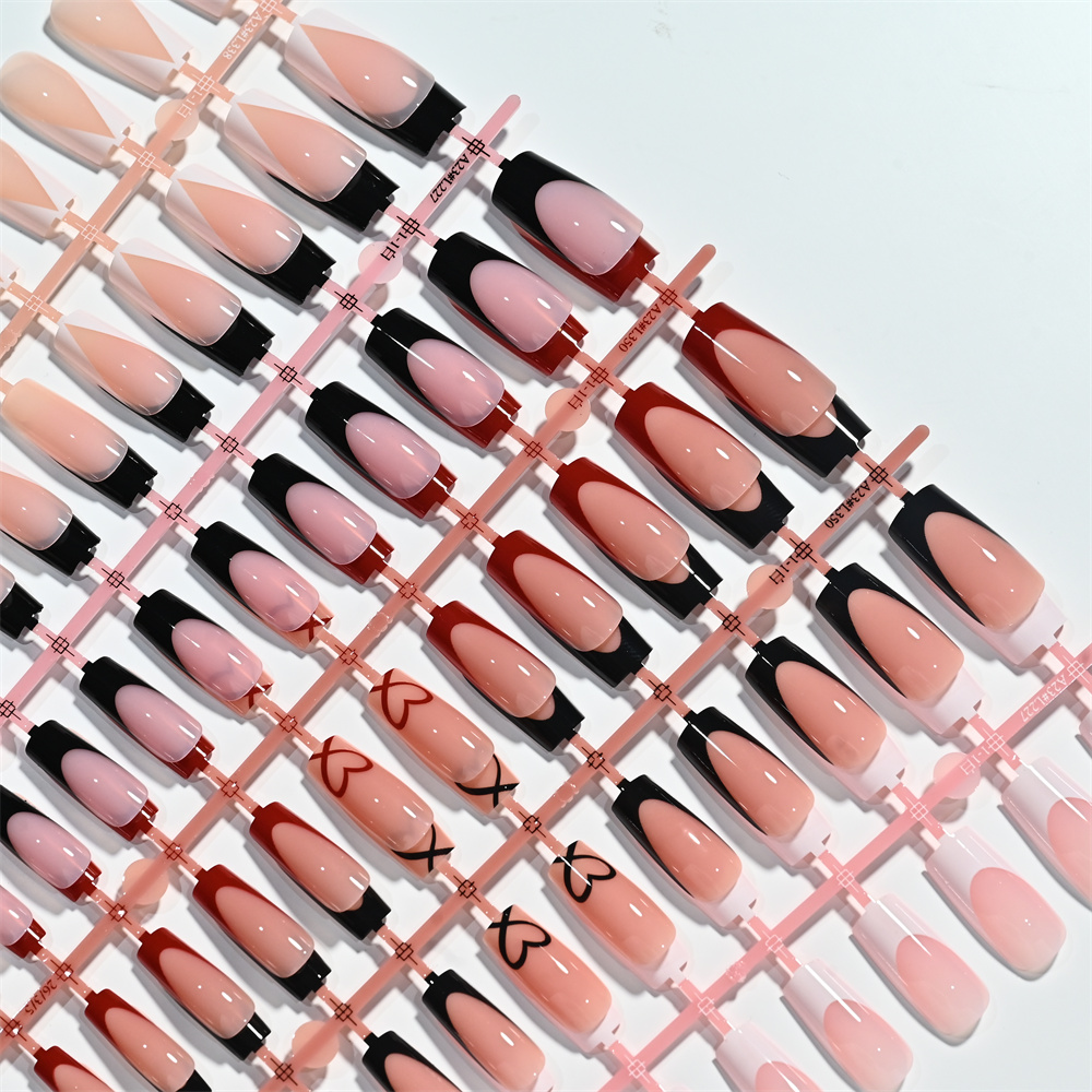 120Pcs Medium Square French Pr - Nail Art Wedding 评论和价格