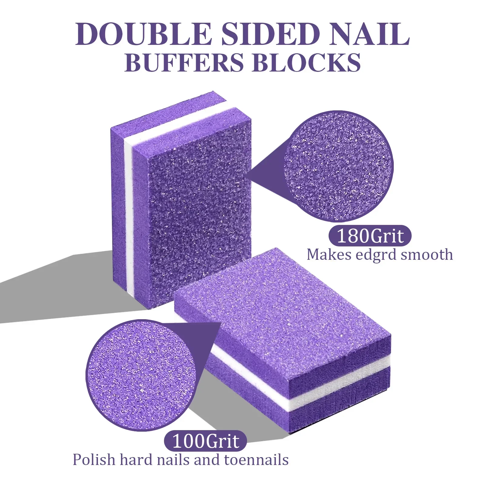 50/20/10 Mini Nail File Blocks - Nail Art Overlay 评论和价格