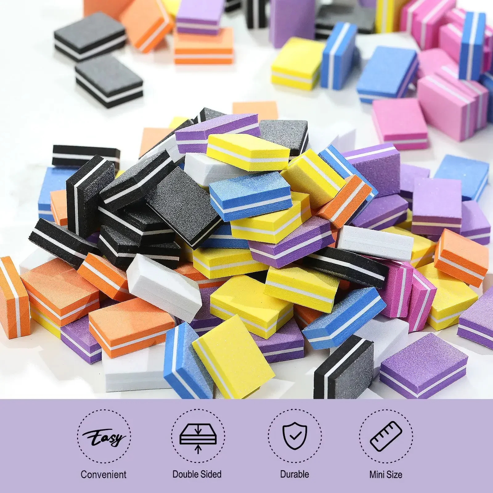 50/20/10 Mini Nail File Blocks - Nail Art Overlay 评论和价格