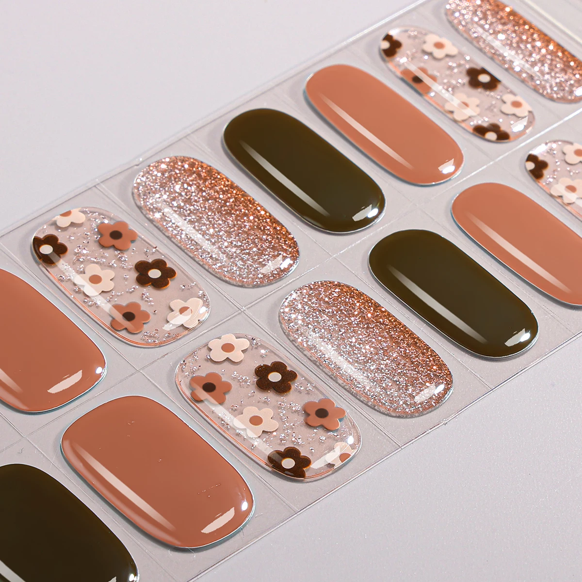 16Tips French Semi Cured Gel N - Nail Art Leopard 评论和价格
