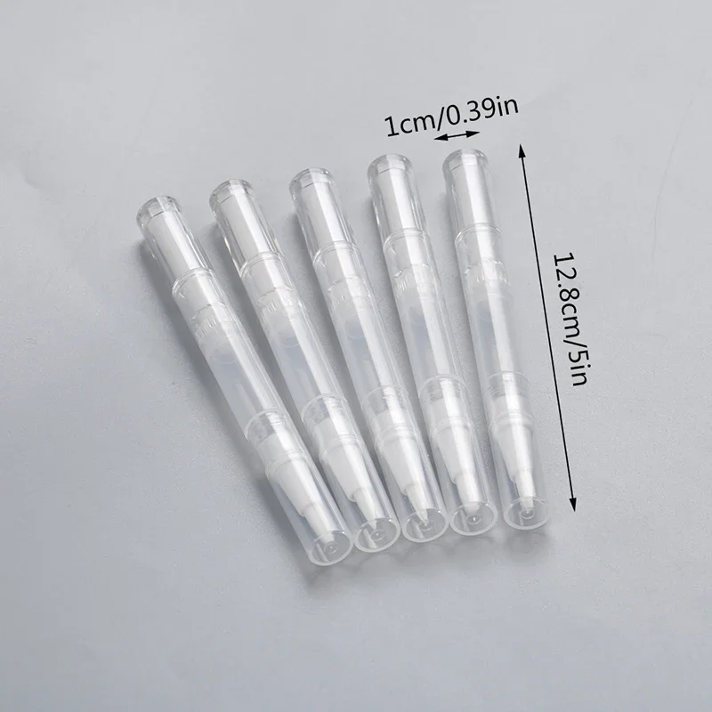5Pcs 3ml Transparent Twist Nai - Cuticle Oil Pen 评论和价格