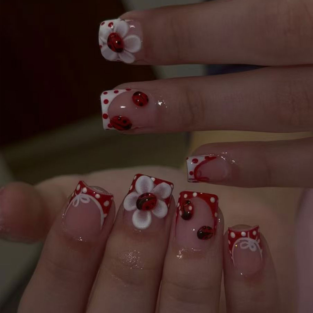 24 Pieces Per Set. Rectangular - Nail Art Ideas 评论和价格