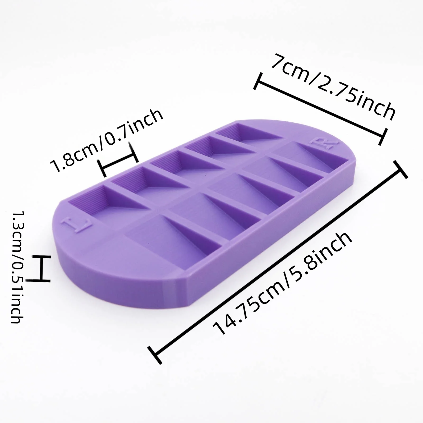 8-Grids Nail Tip Storage Tray  - Nail Art Overlay 评论和价格