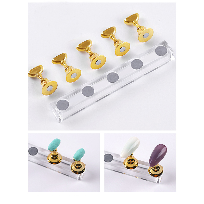 5/30pcs/Set Magnetic Nail Hold - Nail Art Navy 评论和价格