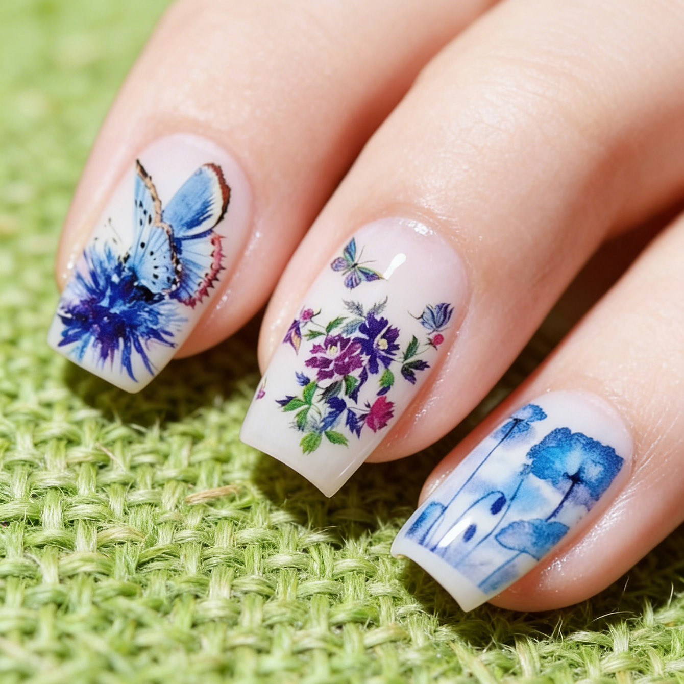 48 Pieces of Nail Art Stickers - Nail Art Leopard 评论和价格