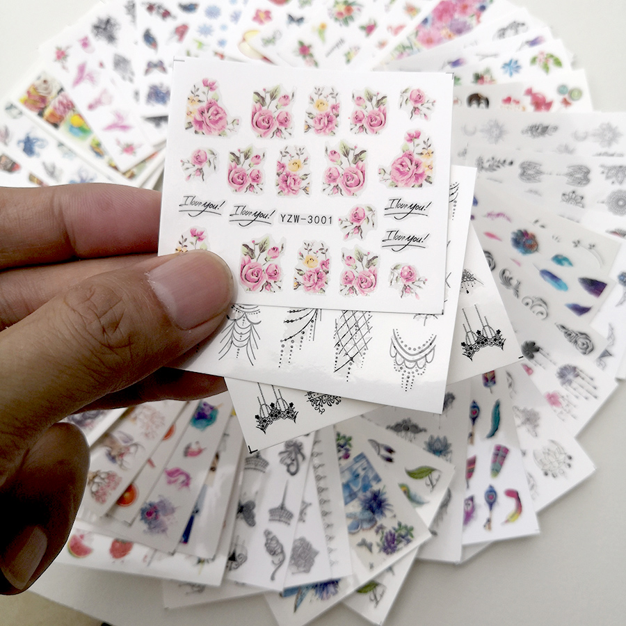 48 Pieces of Nail Art Stickers - Nail Art Leopard 评论和价格