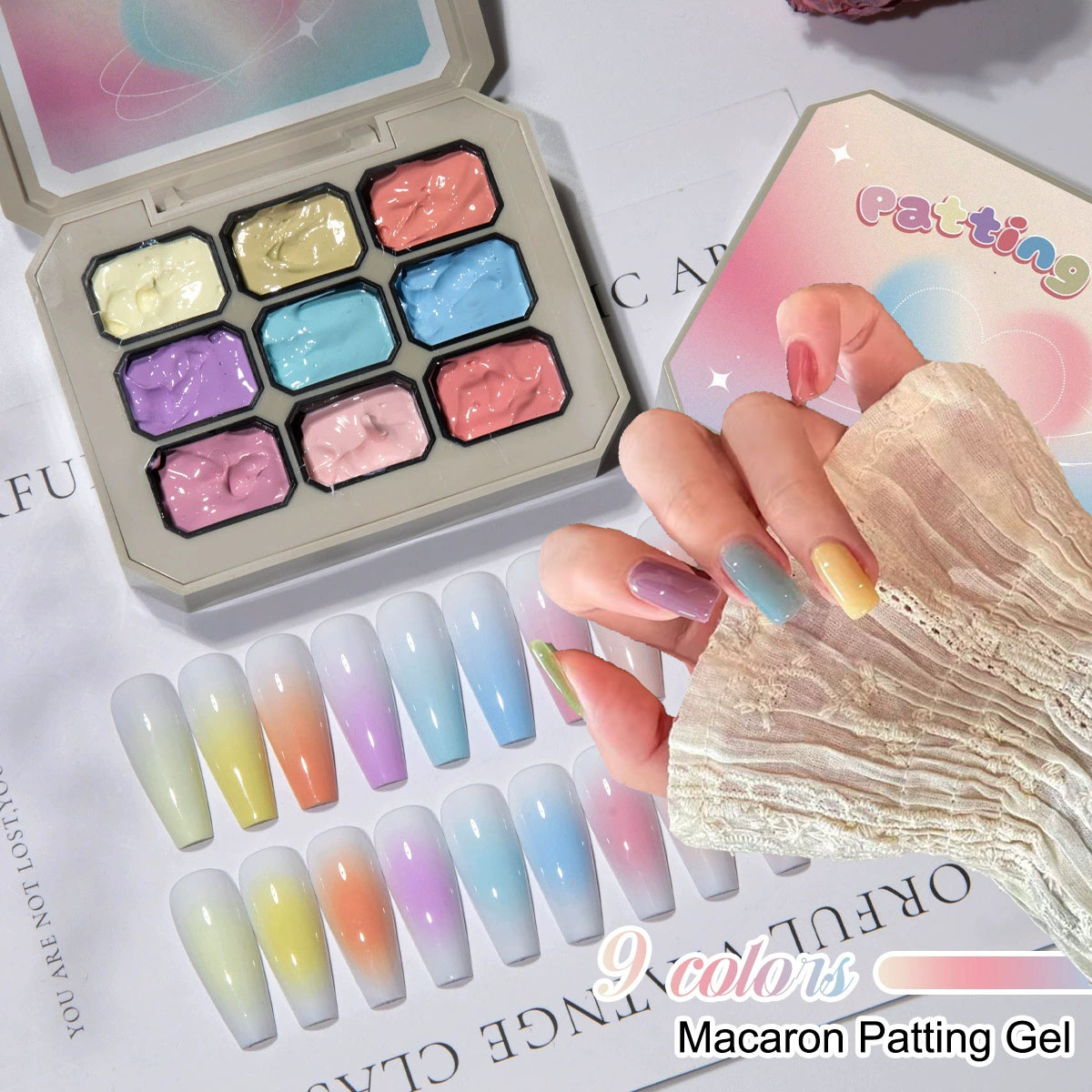 1pc Solid Makaron Nail Polish  - Nail Art Ideas 评论和价格