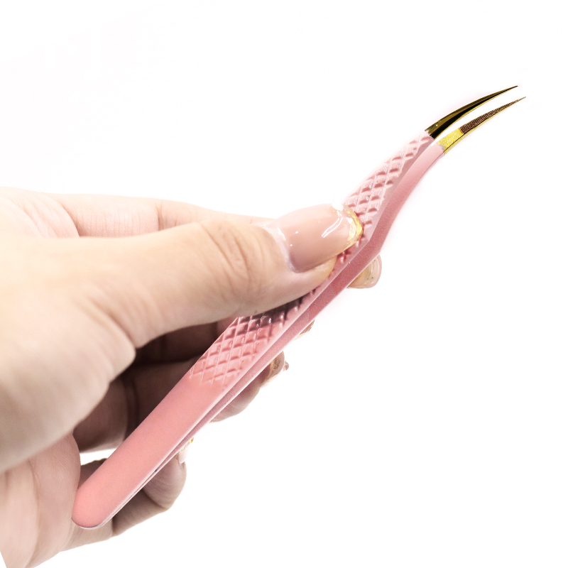 1pc Fiber Tip Tweezers Stainle - Nail Art One Piece 评论和价格