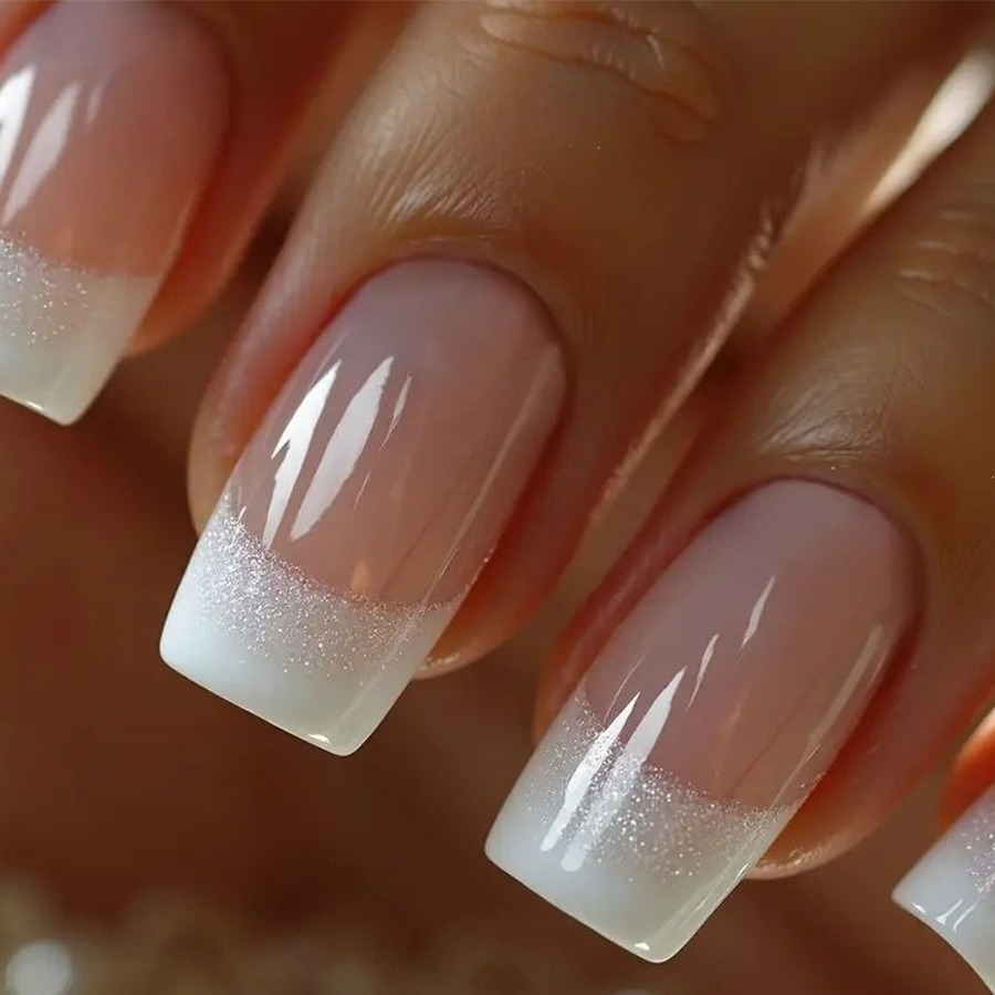 24pcs/set Medium Square fake n - Nail Art Overlay 评论和价格