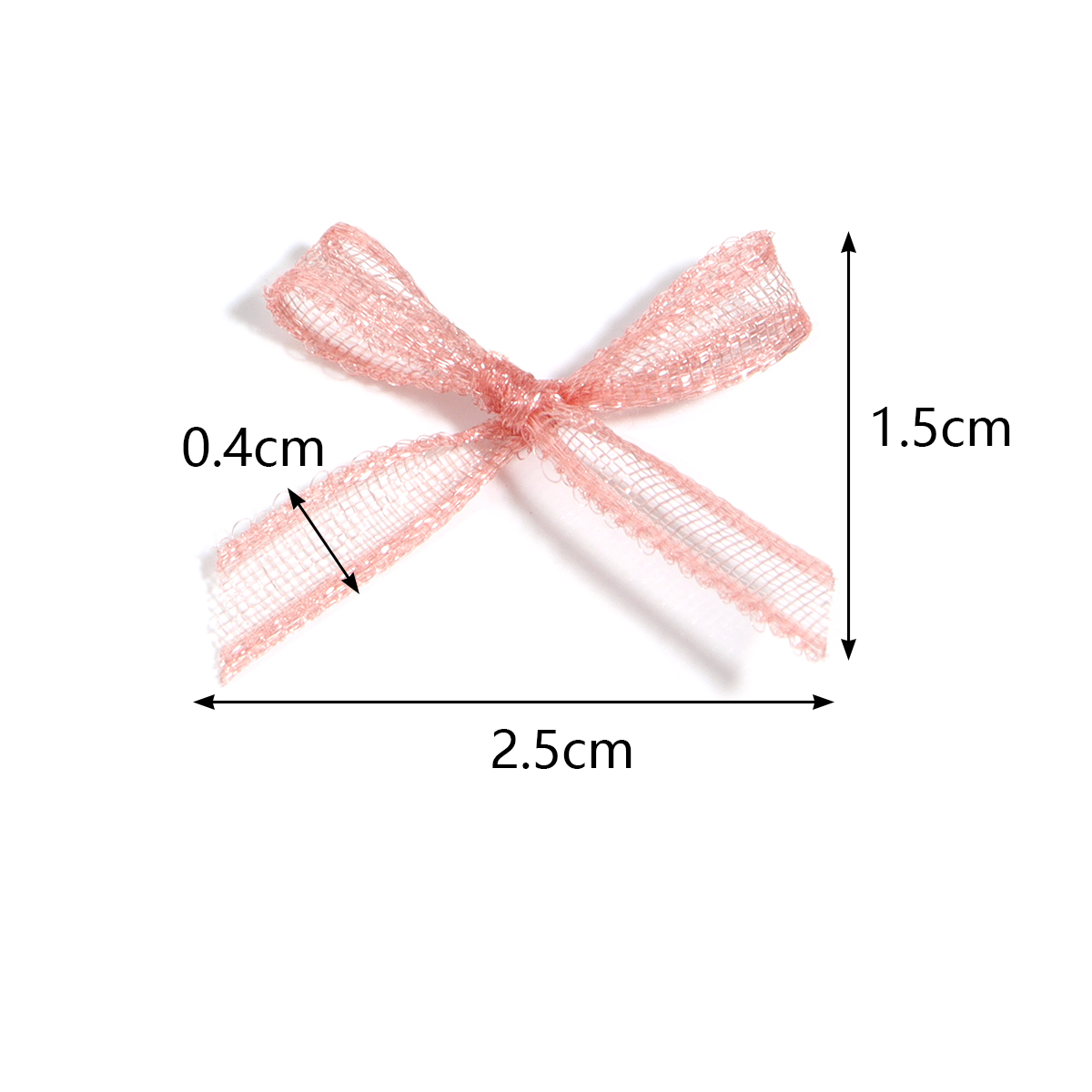 30pcs/lot 2.5x1.5cm Organza Bo - Nail Art Wedding 评论和价格