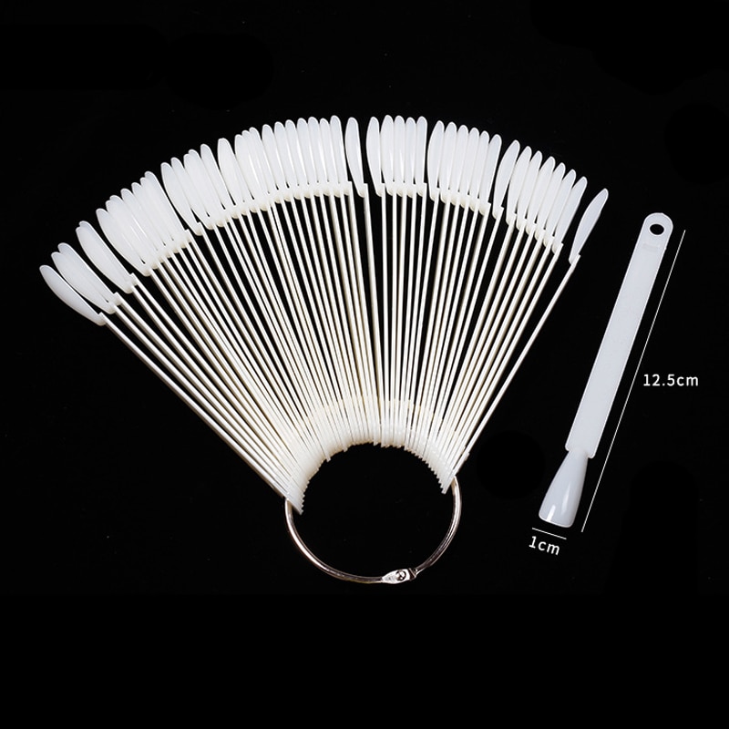 Nail Display Sticks Clear Natu - Nail Art Overlay 评论和价格