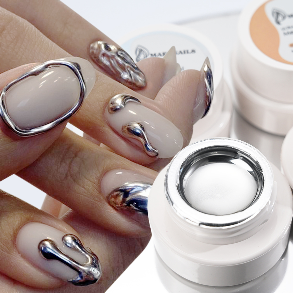 5ml Silver Gold Metallic Gel N - Nail Art Ideas 评论和价格