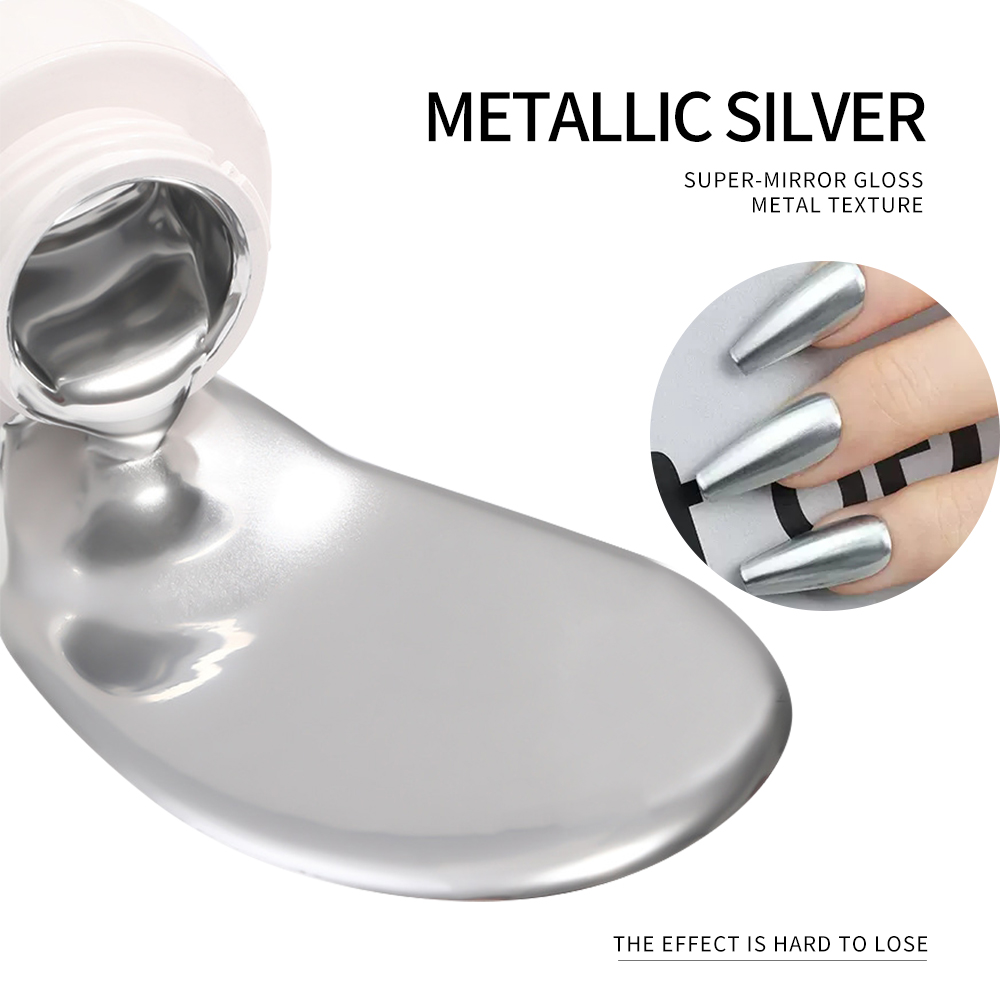 5ml Silver Gold Metallic Gel N - Nail Art Ideas 评论和价格