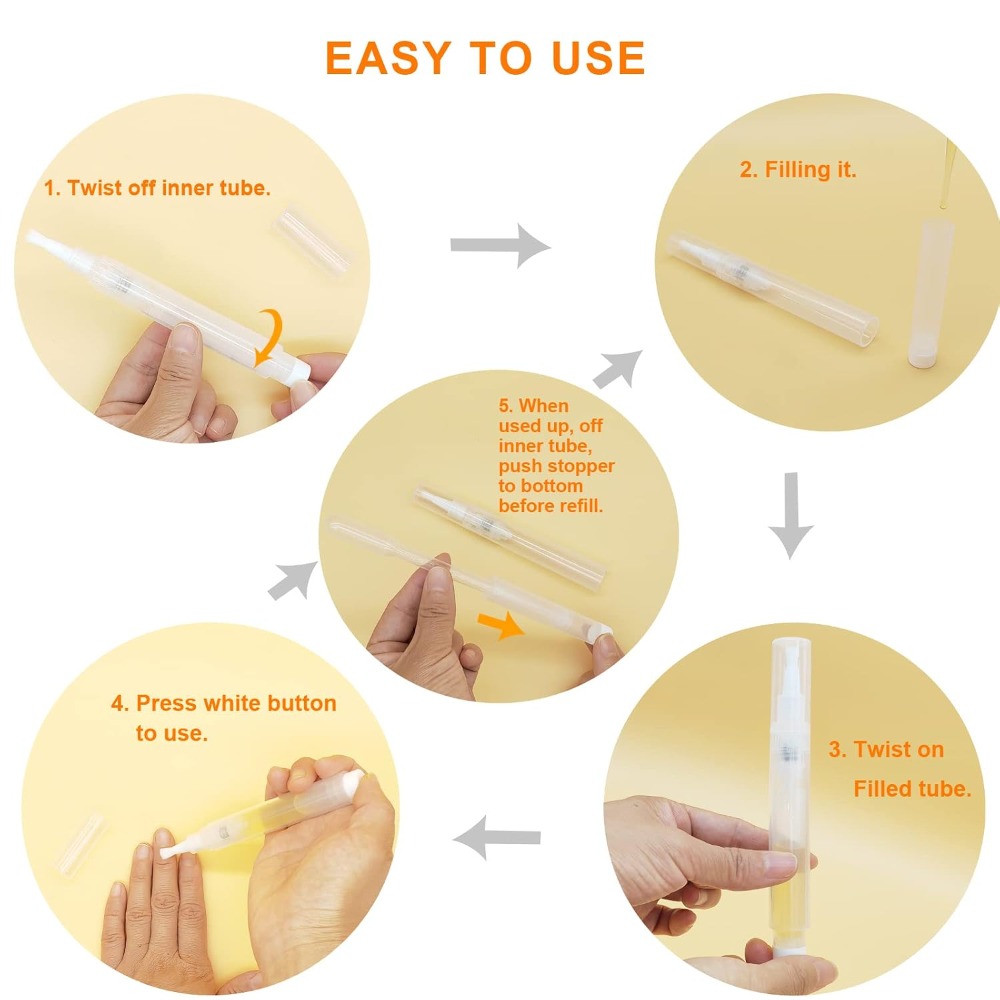 6ml Refillable Cuticle Oil Pen - Cuticle Oil Pen 评论和价格