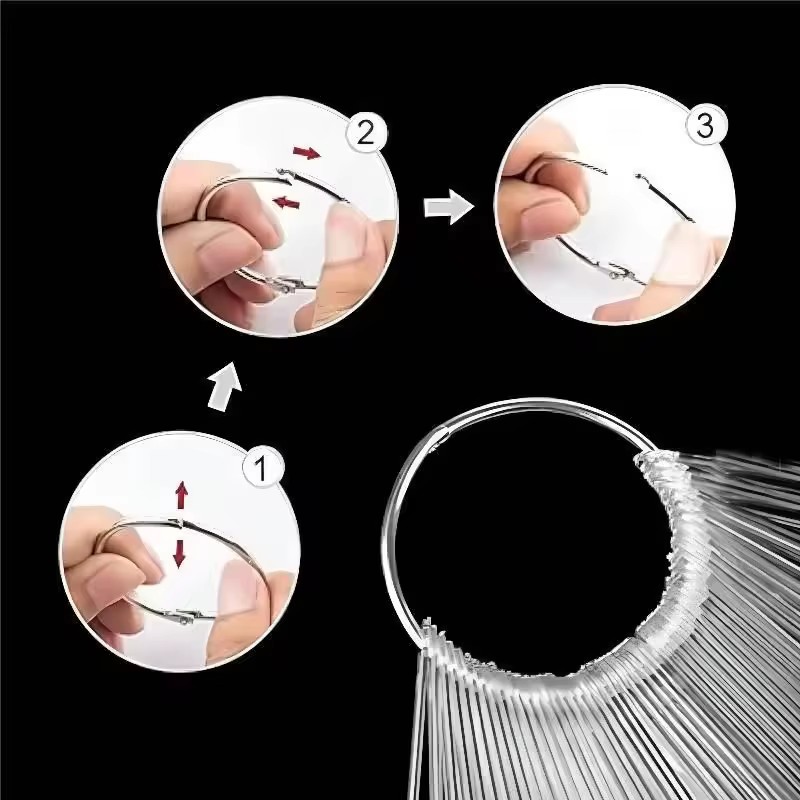 50 Pieces of Fake Nail Tips Ge - Nail Art Navy 评论和价格