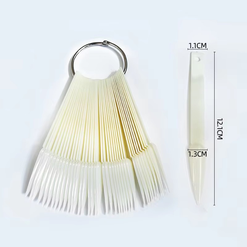 50 Pieces of Fake Nail Tips Ge - Nail Art Navy 评论和价格