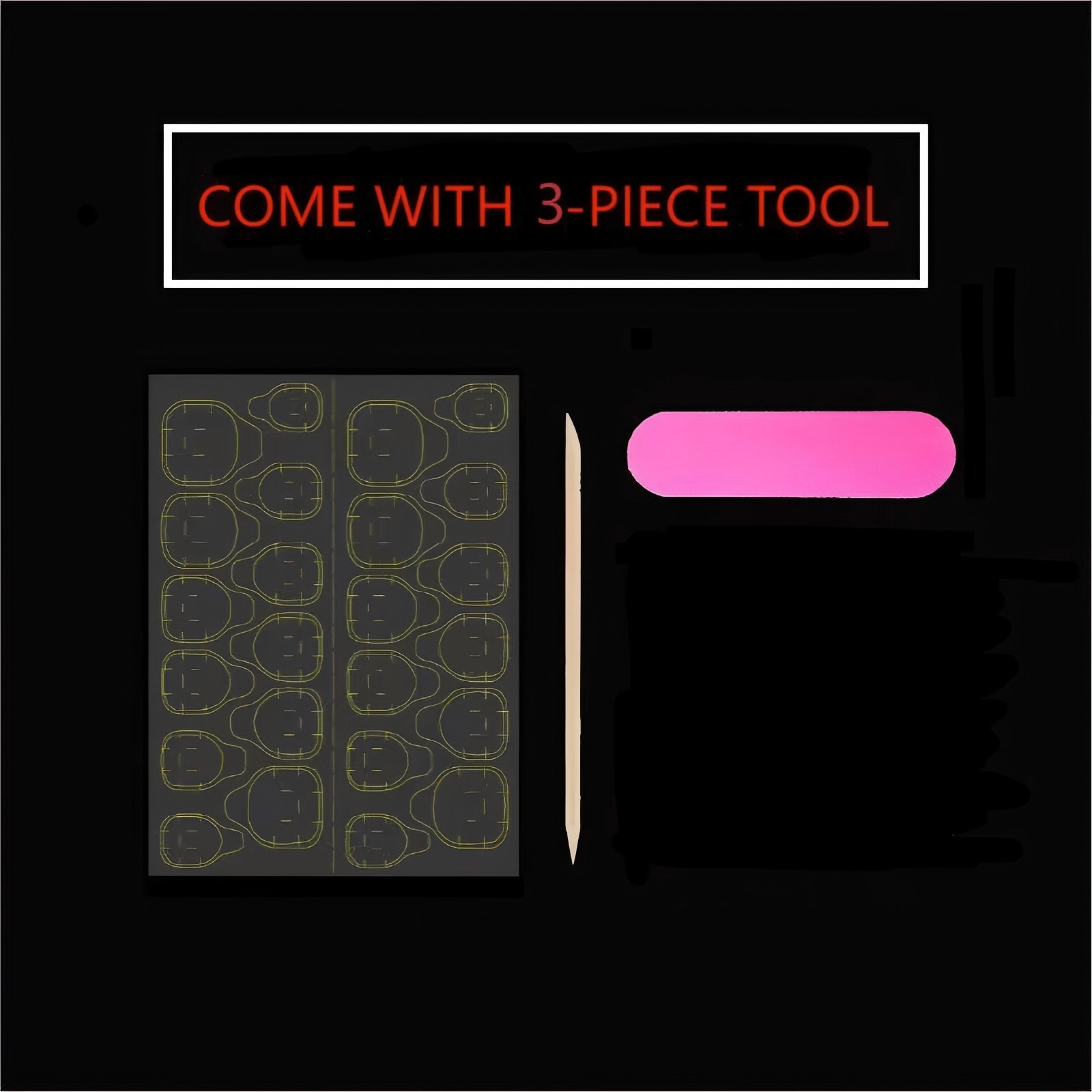 10pcs Pure Hand Pressed Long O - Nail Art Ideas 评论和价格