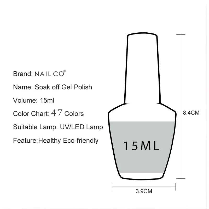 NAILCO 15ml Black White Red Pi - Nail Art One Piece 评论和价格