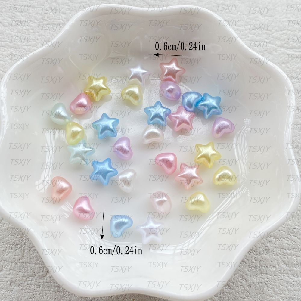 100pcs Resin Mixed 3D Colorful - Nail Art Wedding 评论和价格