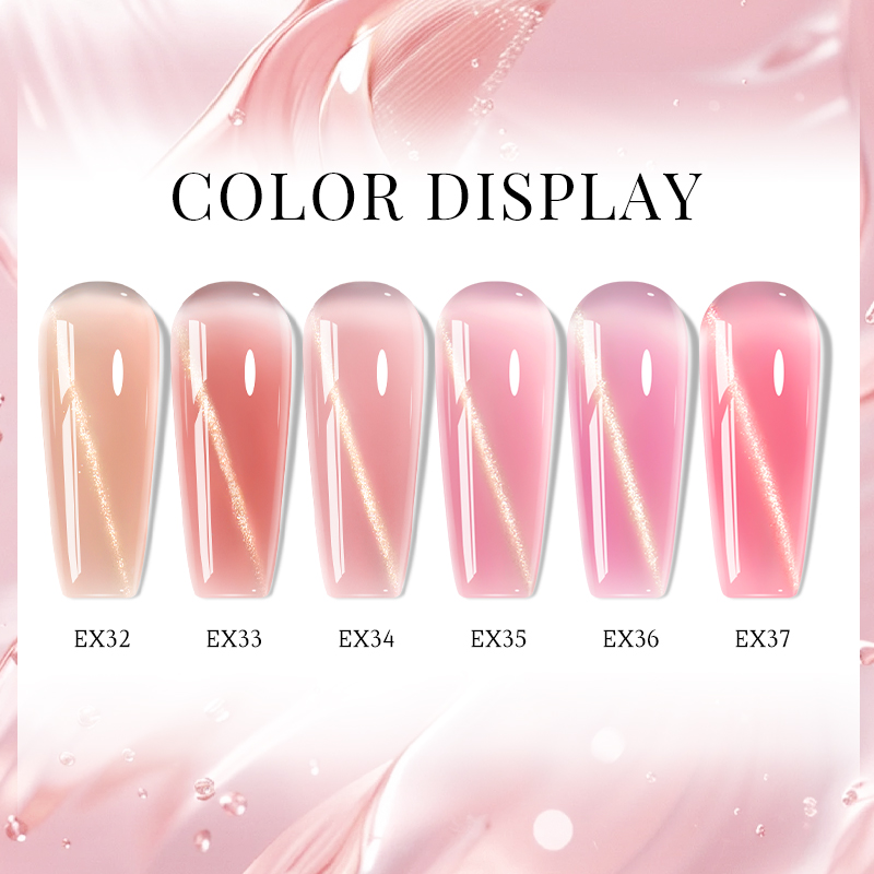 20ml Nude Pink Magnetic Cat Ey - Nail Art Extension Cat Eye 评论和价格