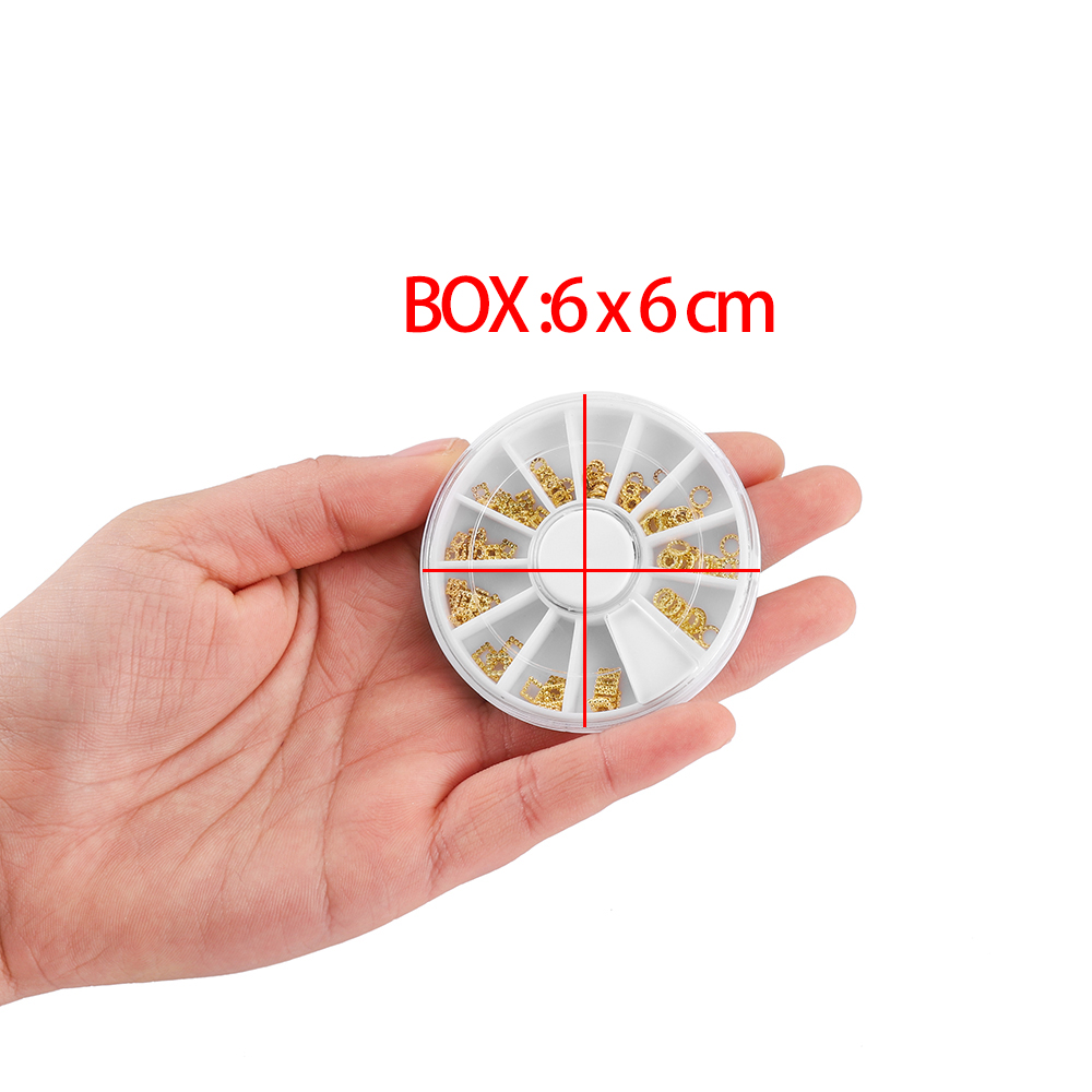 1Box Gold Nail Art Glitter Met - Nail Art Overlay 评论和价格