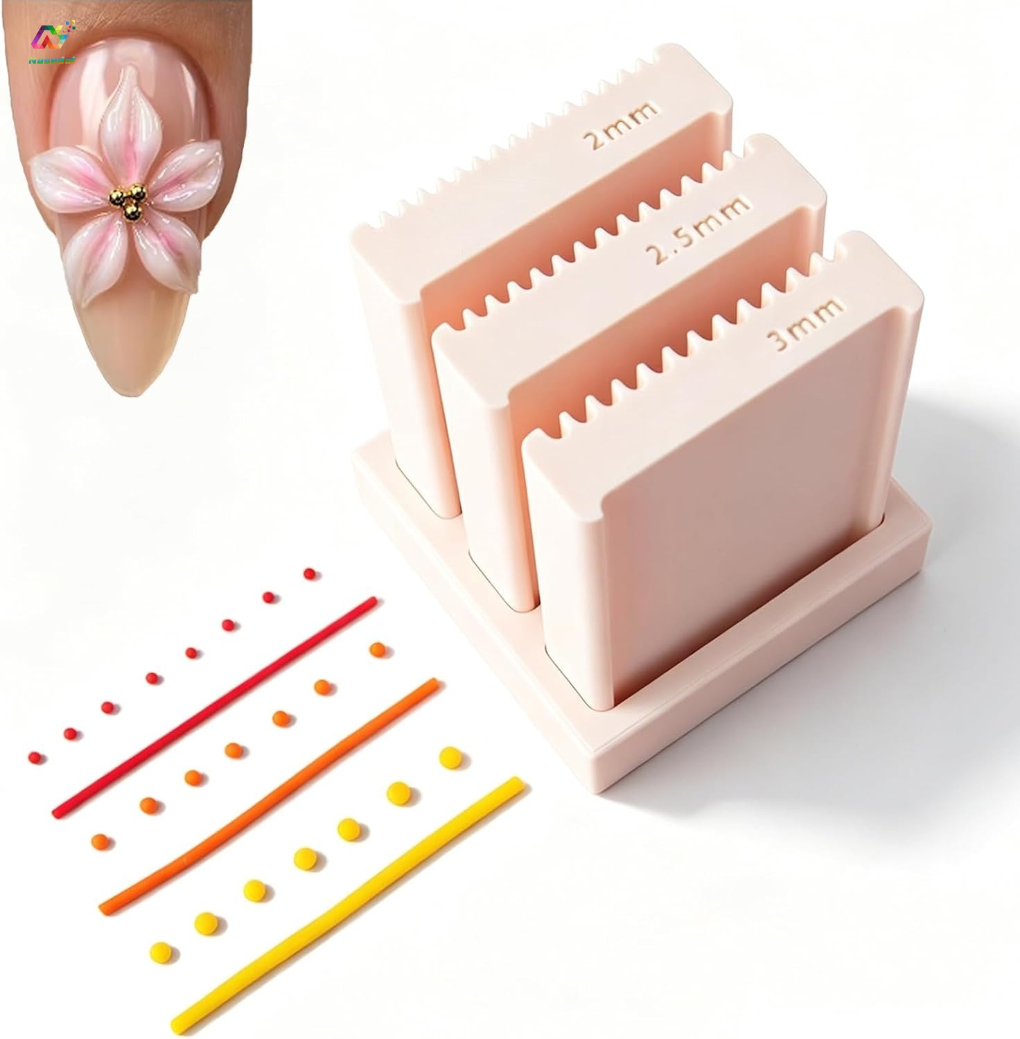 2-in-1 Mini Clay Ball & Strip  - Nail Art Overlay 评论和价格