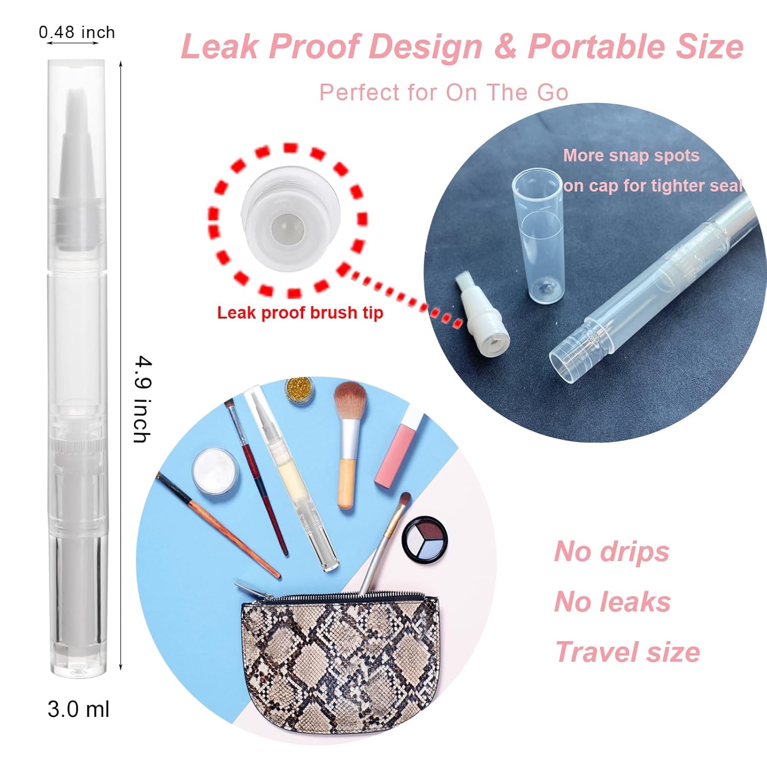12 Pcs 3ml Empty Cuticle Oil P - Cuticle Oil Pen 评论和价格